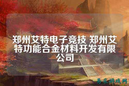 郑州艾特电子竞技 郑州艾特功能合金材料开发有限公司