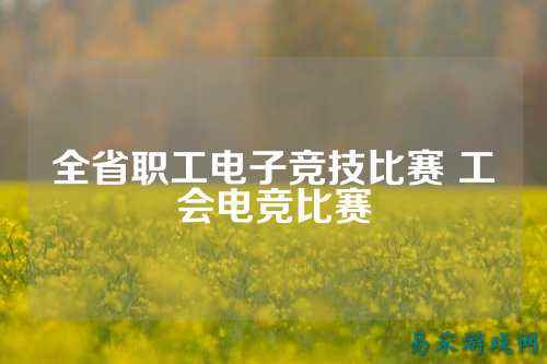 全省职工电子竞技比赛 工会电竞比赛