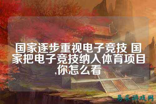 国家逐步重视电子竞技 国家把电子竞技纳入体育项目,你怎么看