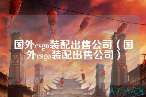 国外csgo装配出售公司（国外csgo装配出售公司）