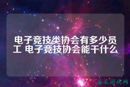 电子竞技类协会有多少员工 电子竞技协会能干什么