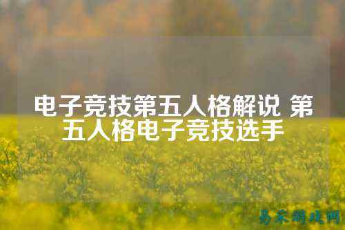 电子竞技第五人格解说 第五人格电子竞技选手