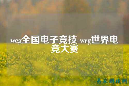 wcg全国电子竞技 wcg世界电竞大赛