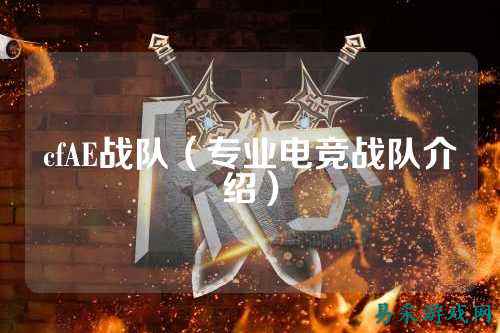 cfAE战队(专业电竞战队介绍)