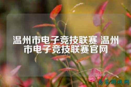 温州市电子竞技联赛 温州市电子竞技联赛官网