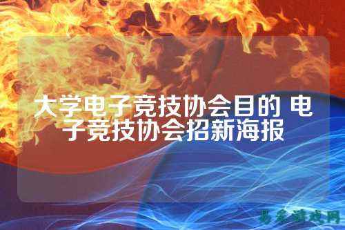 大学电子竞技协会目的 电子竞技协会招新海报