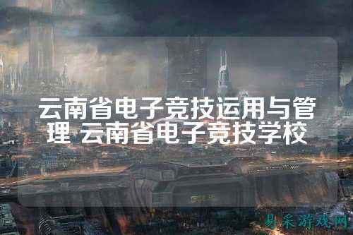 云南省电子竞技运用与管理 云南省电子竞技学校