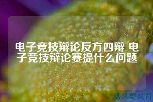 电子竞技辩论反方四辩 电子竞技辩论赛提什么问题