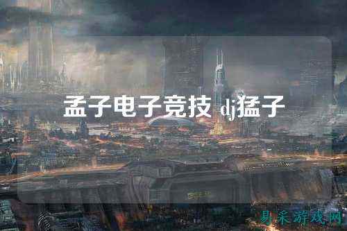 孟子电子竞技 dj猛子
