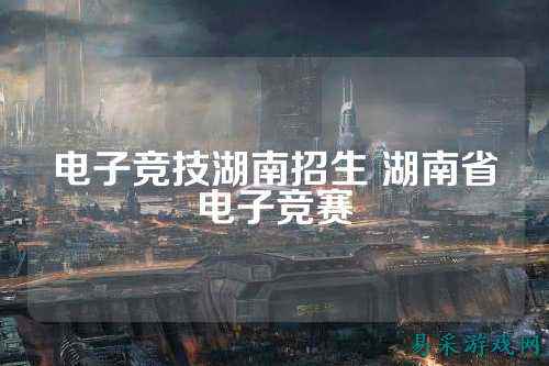 电子竞技湖南招生 湖南省电子竞赛