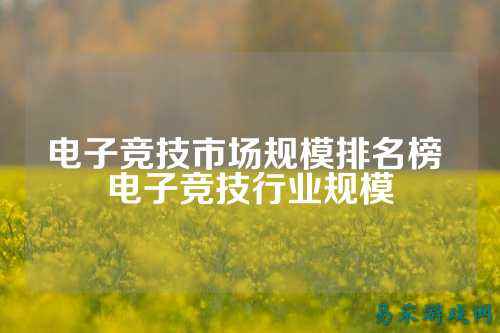 电子竞技市场规模排名榜 电子竞技行业规模