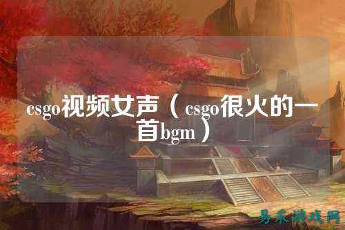 csgo视频女声(csgo很火的一首bgm)