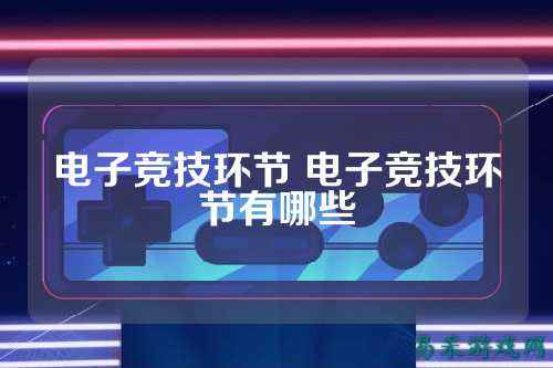 电子竞技环节 电子竞技环节有哪些