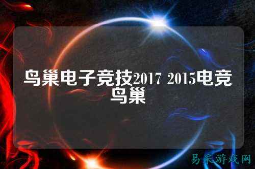 鸟巢电子竞技2017 2015电竞鸟巢