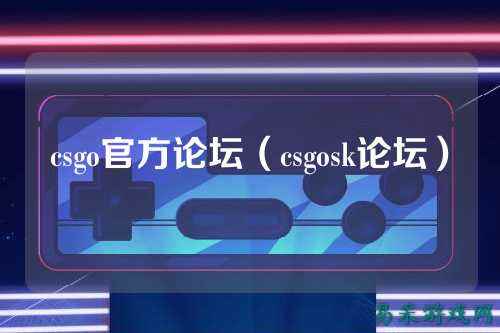 csgo官方论坛(csgosk论坛)