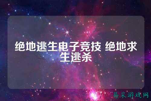 绝地逃生电子竞技 绝地求生逃杀