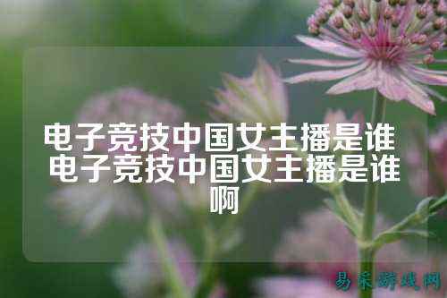 电子竞技中国女主播是谁 电子竞技中国女主播是谁啊