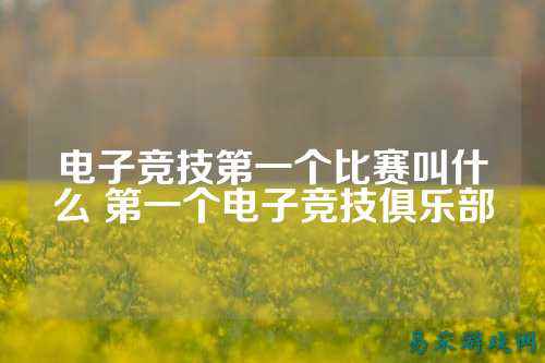 电子竞技第一个比赛叫什么 第一个电子竞技俱乐部