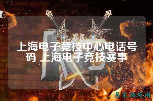 上海电子竞技中心电话号码 上海电子竞技赛事