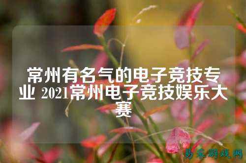 常州有名气的电子竞技专业 2021常州电子竞技娱乐大赛