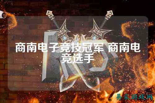 商南电子竞技冠军 商南电竞选手