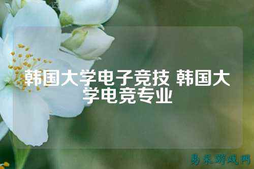 韩国大学电子竞技 韩国大学电竞专业