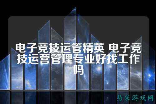 电子竞技运管精英 电子竞技运营管理专业好找工作吗