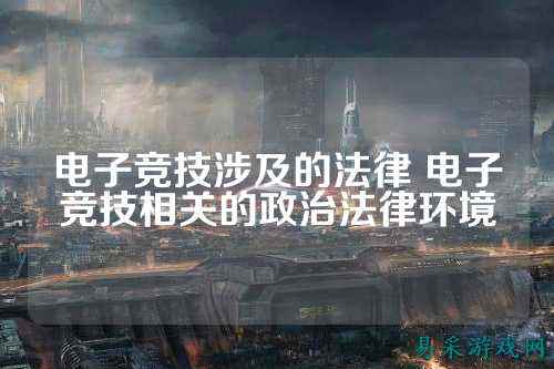 电子竞技涉及的法律 电子竞技相关的政治法律环境