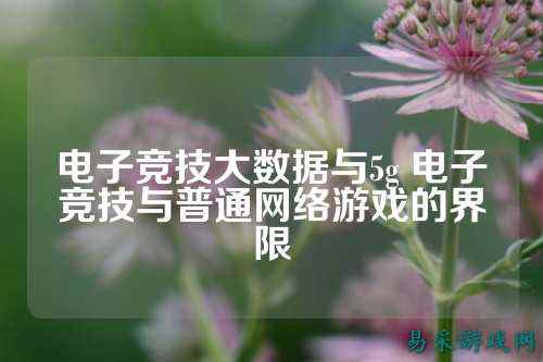 电子竞技大数据与5g 电子竞技与普通网络游戏的界限