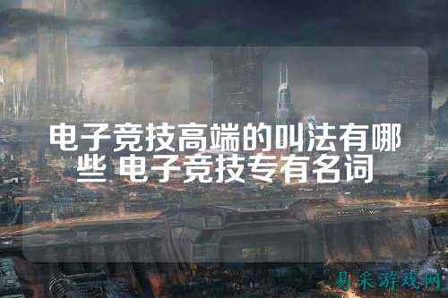 电子竞技高端的叫法有哪些 电子竞技专有名词