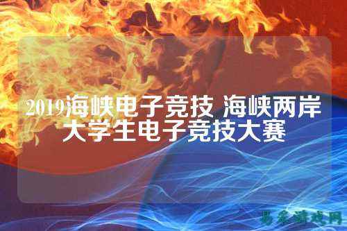2019海峡电子竞技 海峡两岸大学生电子竞技大赛