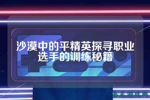 沙漠中的平精英探寻职业选手的训练秘籍