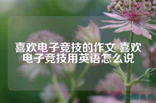 喜欢电子竞技的作文 喜欢电子竞技用英语怎么说
