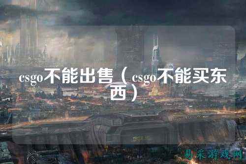 csgo不能出售(csgo不能买东西)