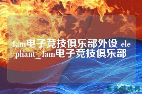 4am电子竞技俱乐部外设 elephant_4am电子竞技俱乐部