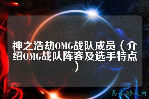 神之浩劫OMG战队成员(介绍OMG战队阵容及选手特点)