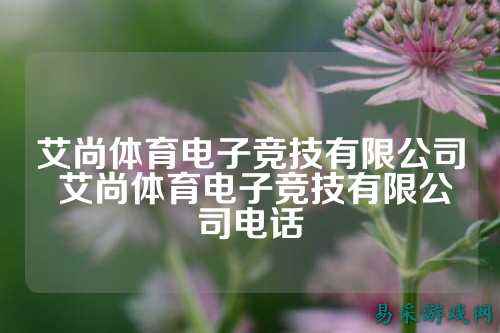 艾尚体育电子竞技有限公司 艾尚体育电子竞技有限公司电话