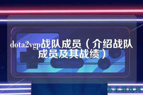 dota2vgp战队成员（介绍战队成员及其战绩）
