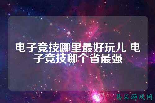 电子竞技哪里最好玩儿 电子竞技哪个省最强