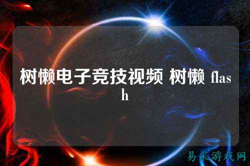 树懒电子竞技视频 树懒 flash