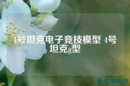 4号坦克电子竞技模型 4号坦克g型