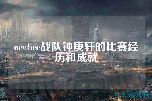 newbee战队钟庚轩的比赛经历和成就