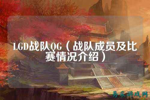 LGD战队QG（战队成员及比赛情况介绍）
