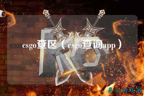 csgo查区（csgo查询app）