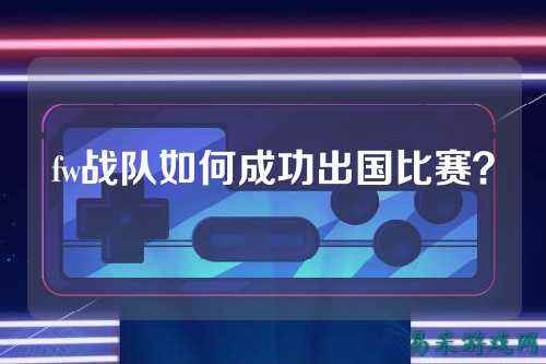 fw战队如何成功出国比赛?