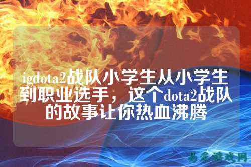 igdota2战队小学生从小学生到职业选手，这个dota2战队的故事让你热血沸腾