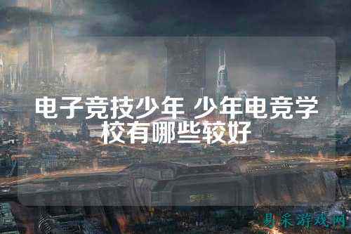 电子竞技少年 少年电竞学校有哪些较好