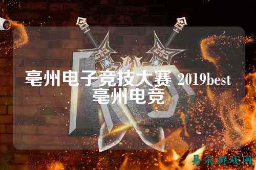 亳州电子竞技大赛 2019best亳州电竞
