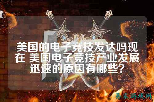 美国的电子竞技发达吗现在 美国电子竞技产业发展迅速的原因有哪些？