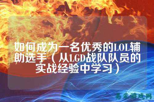 如何成为一名优秀的LOL辅助选手(从LGD战队队员的实战经验中学习)